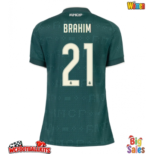 Real Madrid Brahim Diaz #21 Replica Away Stadium Shirt for Women 2026-27 Short Sleeve